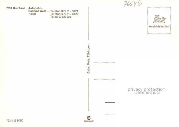 Bruchsal Autobahn Rasthof West Hotel See – Bild 2