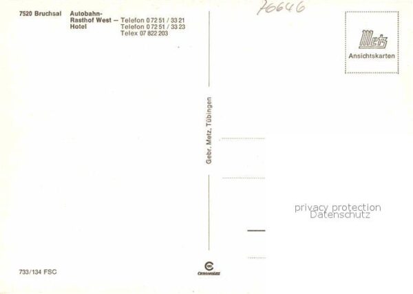 Bruchsal Autobahn Rasthof West Hotel – Bild 2