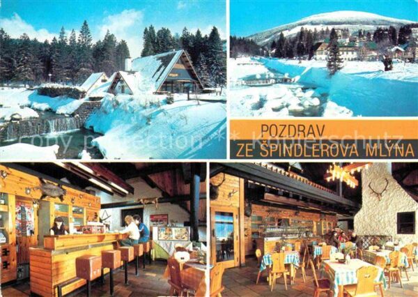 Spindleruv Mlyn Spindlermuehle Stylova restaurace Myslivna u Divcich L