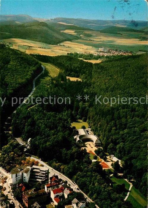 Bad Wildungen mit Wandelhalle und Reinhardshausen im