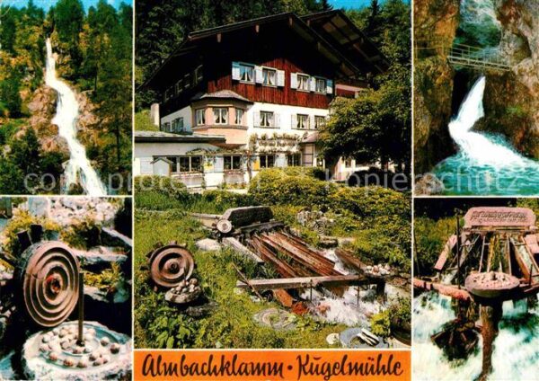 Almbachklamm Gasthaus Pension Kugelmühle Wasserfall