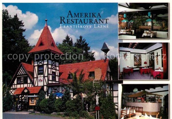 Frantiskovy Lazne Amerika Restaurant Fachwerkhaus