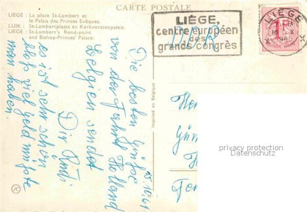 Liege Luettich Place St Lambert et Palais des Princes – Bild 2