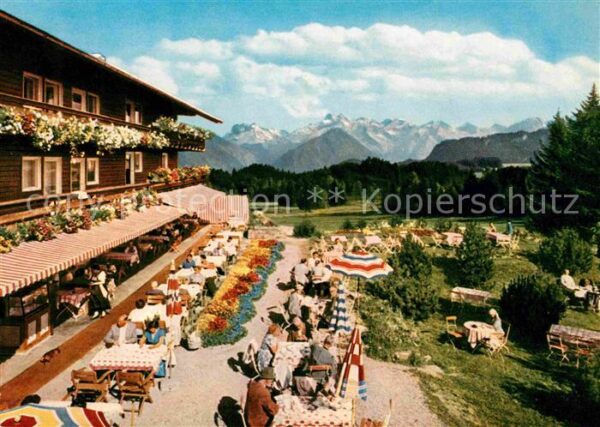 Sonthofen Oberallgaeu Alpen Moor und Kneippbad Sonnenalp Terr