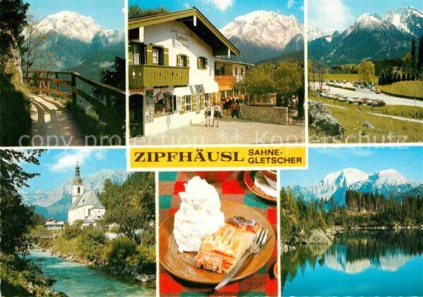 Ramsau Berchtesgaden Berggasthof Pension Zipfhäusl Sahneglet