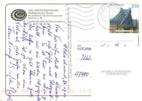 Hoechenschwand Heilklimatischer Kurort Schwarzwald Fli – Bild 2