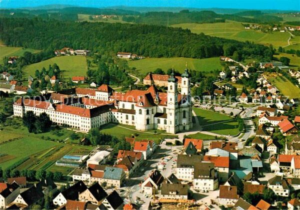Ottobeuren mit Basilika Fliegeraufnahme