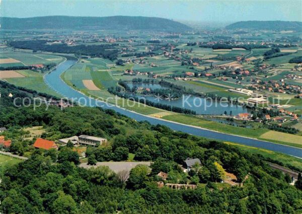Vlotho Blick über den Amthausberg Burg Jugendh