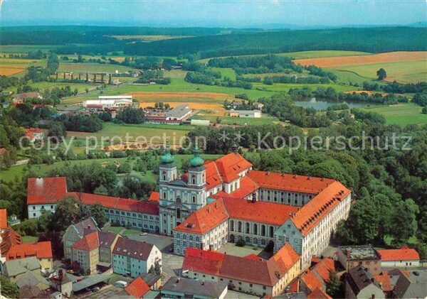 Waldsassen Zisterzienser Stiftskirche Fliegeraufna