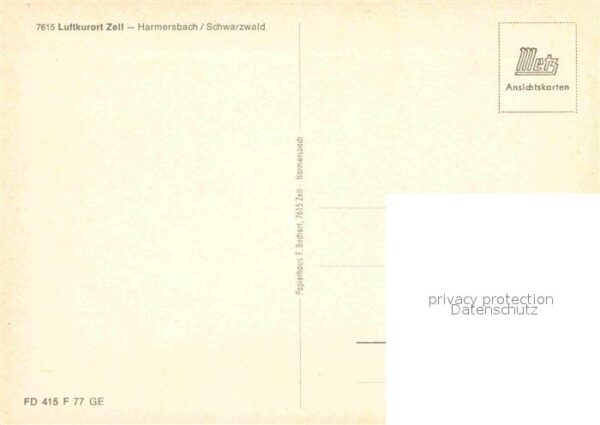 Zell Harmersbach Modell der ehemaligen kleinsten freien – Bild 2