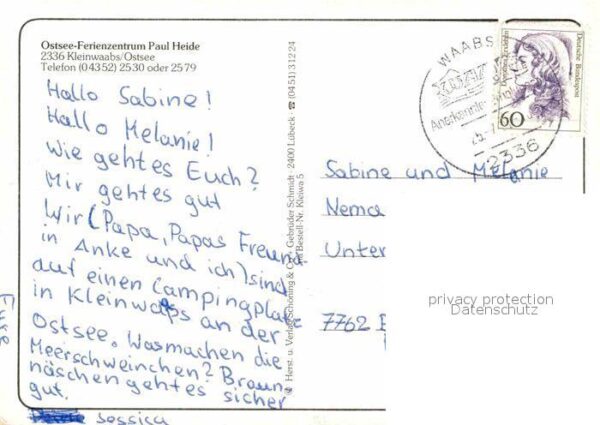 Kleinwaabs Ostsee Ferienzentrum Paul Heide Camping – Bild 2