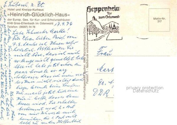 Gras-Ellenbach Hotel Kneipp Kurhaus Heinrich Glücklich – Bild 2