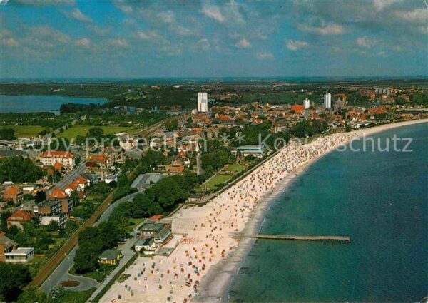Eckernfoerde Ostseebad Fliegeraufnahme