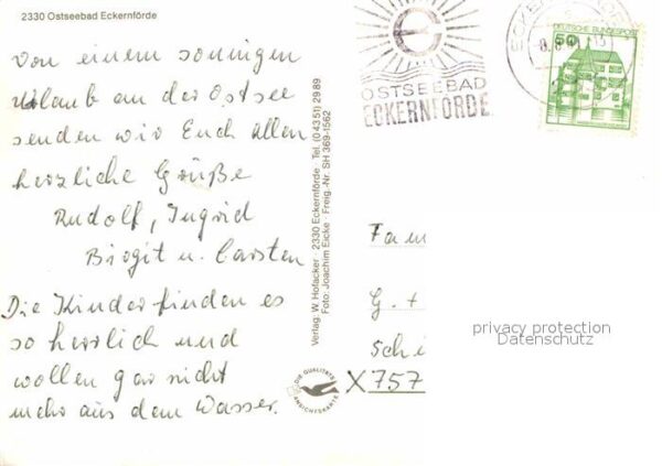 Eckernfoerde Ostseebad Fliegeraufnahme – Bild 2