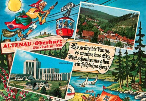 Altenau Harz Ortsansicht Glockenberg Ferienpark Hoch