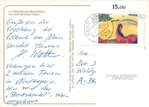 Volkach Kloster Vogelsburg Fliegeraufnahme – Bild 2