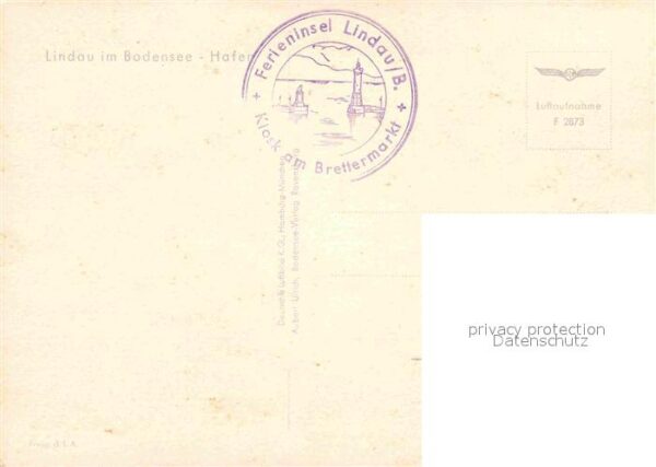 Lindau Bodensee Hafen Fliegeraufnahme – Bild 2