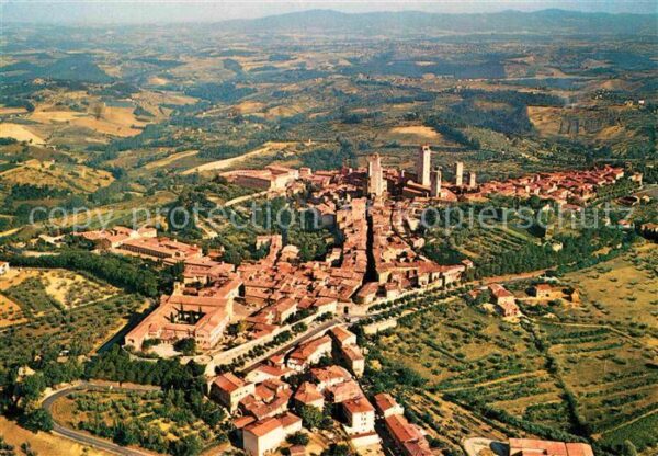 San Gimignano Veduta aerea