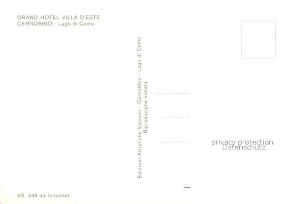 Cernobbio Lago di Como Grand Hotel Villa d_Este Comer See – Bild 2