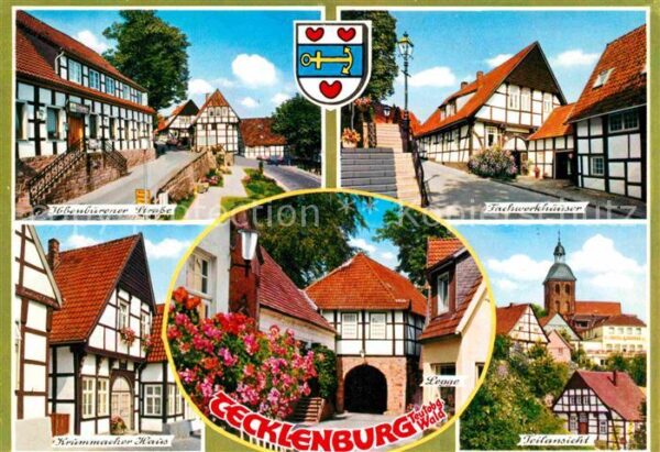 Tecklenburg Ibbenbürener Strasse Fachwerkhäuser Alt