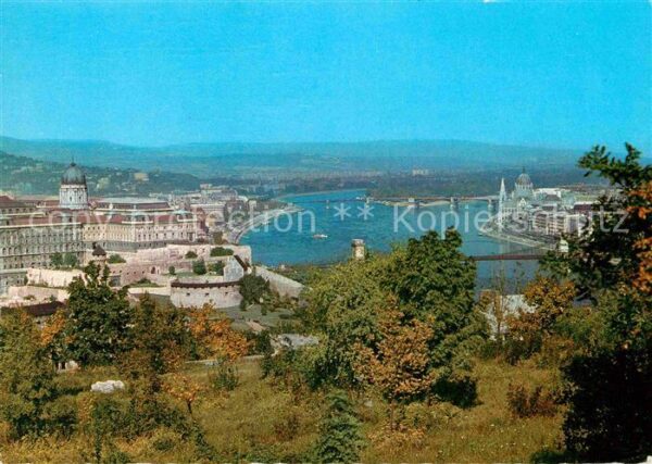 Budapest Panorama Blick über die Donau