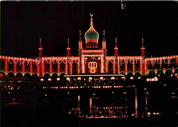 Kopenhagen Tivoli Nachtaufnahme
