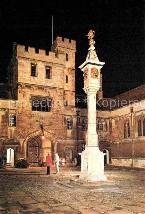 Oxford Oxfordshire Corpus Christi College at night
