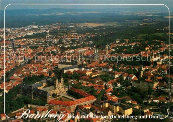 Bamberg Blick auf Kloster Michelsberg und Dom F