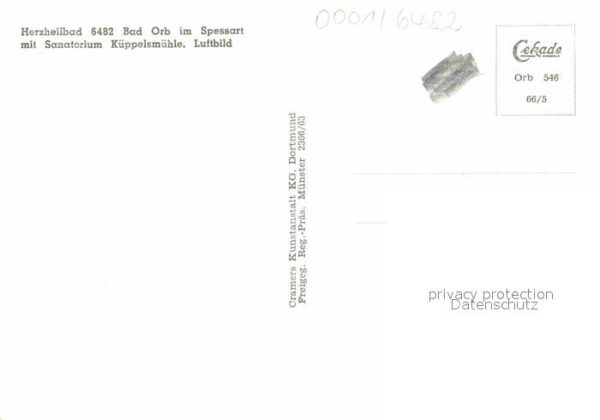 Bad Orb Sanatorium Küppelsmühle Spessart Fliege – Bild 2