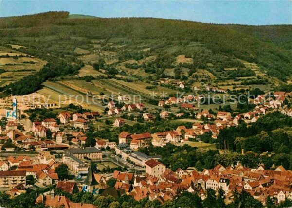 Bad Orb Herzheilbad im Spessart Fliegeraufnahme