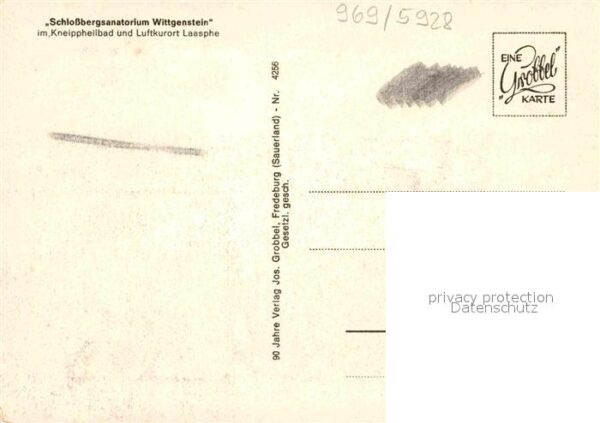 Laasphe Schlossbergsanatorium Wittgenstein Knei – Bild 2