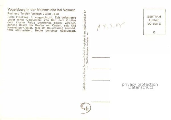 Volkach Vogelsberg in der Mainschleife Fliegera – Bild 2