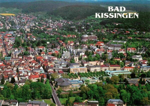 Bad Kissingen Bayerisches Staatsbad Fliegeraufnahme