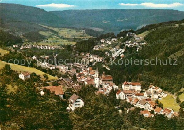 Bad Peterstal-Griesbach Panorama Kneippbad Mineralbad im Schwar
