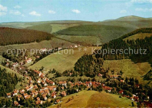 Wildemann Luftkurort Fliegeraufnahme