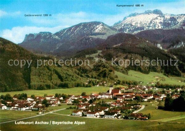 Aschau Chiemgau Luftkurort mit Kampenwand Chiemgauer Al