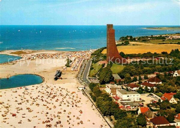 Laboe Strand Marine Ehrenmal Fliegeraufnahme
