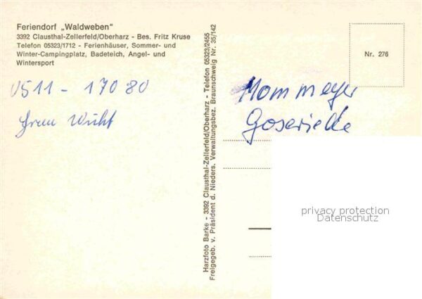 Clausthal-Zellerfeld Feriendorf Waldweben Fliegeraufnahme – Bild 2