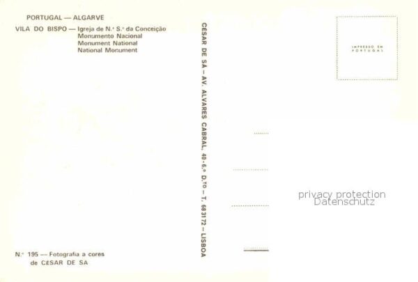 Vila do Bispo Igreja de N.S. da Conceicao National Mo – Bild 2