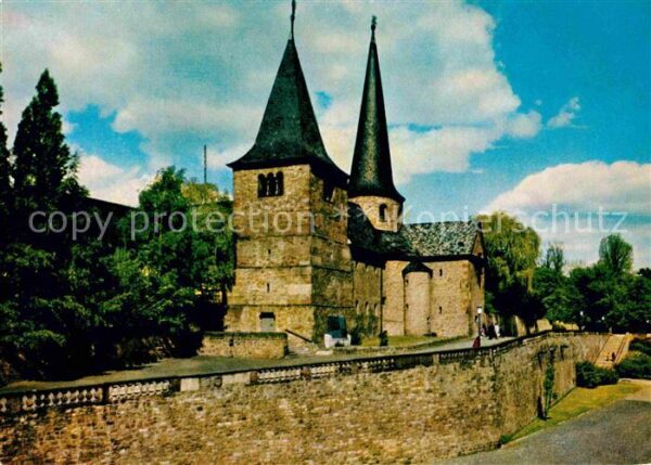 Fulda Michaelskirche 818 erbaut Stadtmauer Ba