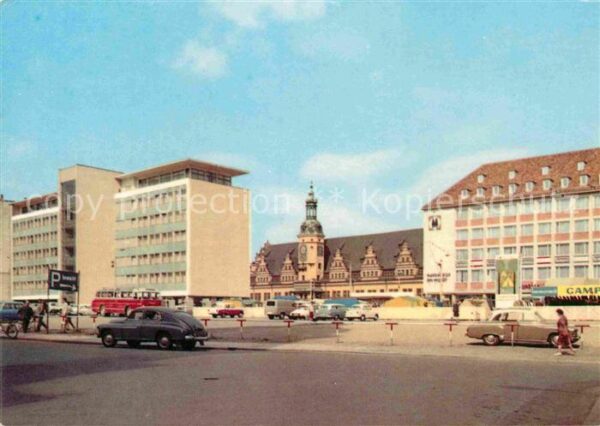 Leipzig Altes Rathaus Messeamt Messehaus am Mar