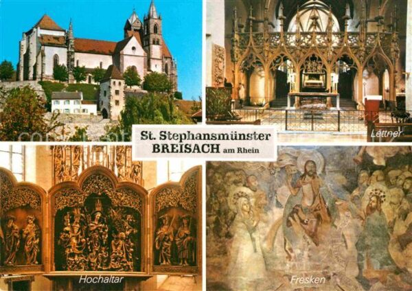 Breisach Rhein St Stephansmünster Hochaltar Lettner Fr