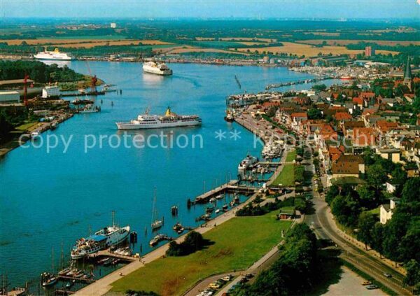 Travemuende Ostseebad Fliegeraufnahme