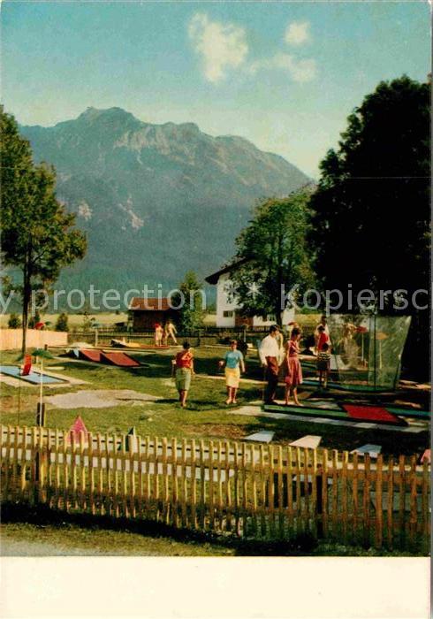 Wallgau Minigolf beim Kurpark