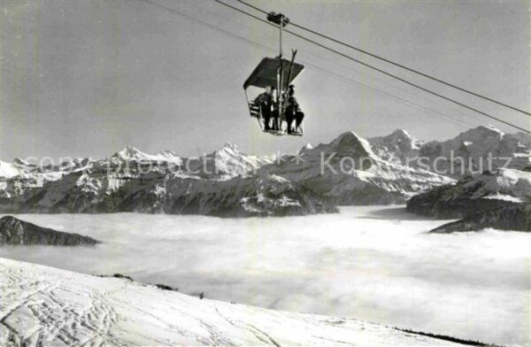 Sessellift Beatenberg Niederhorn Schreckhorn Finst