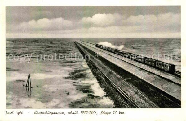 Eisenbahn Insel Sylt Hindenburgdamm