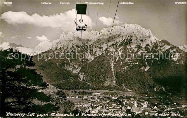 Sessellift Kranzberg Mittenwald Karwendelgebirge