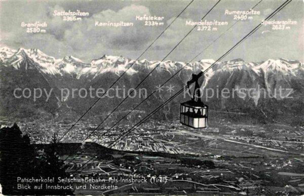 Seilbahn Patscherkofel Igls-Innsbruck Nordkette