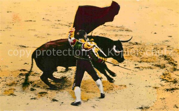 Stierkampf Corrida de Toros Pase de Pecho
