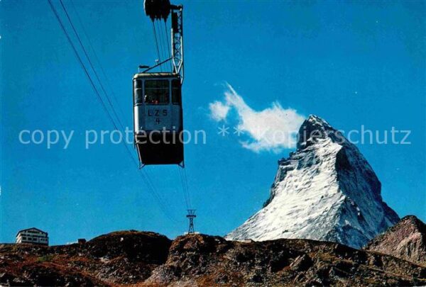 Seilbahn Zermatt Hotel Schwarzsee Matterhorn